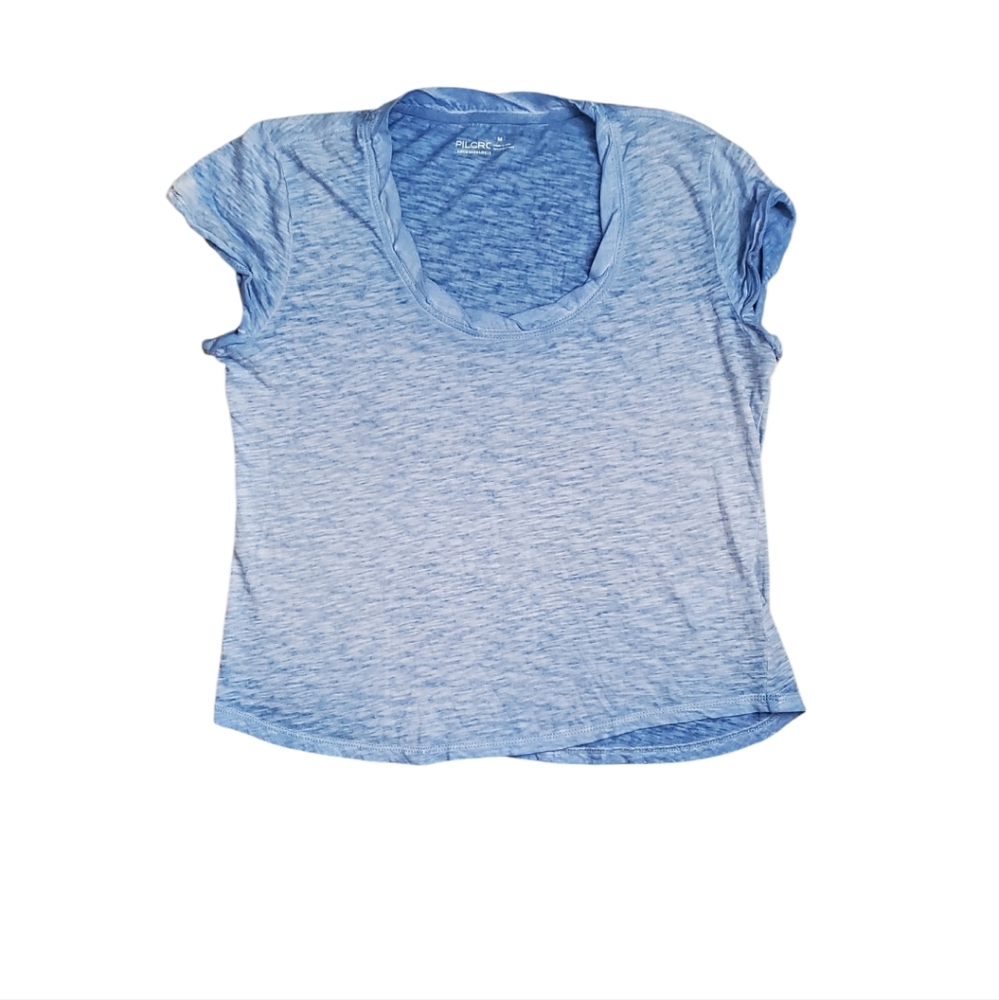 Pilcro Heathered Blue Women's Short Sleeve Tee